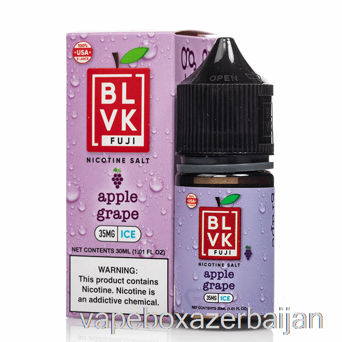 Vape Box Azerbaijan Apple Grape Ice - BLVK Fuji Salts - 30mL 50mg